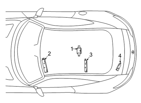 2021 Mercedes-Benz AMG GT Antenna & Radio Diagram