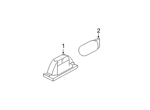 2022 Mercedes-Benz Sprinter 1500 Bulbs Diagram 3