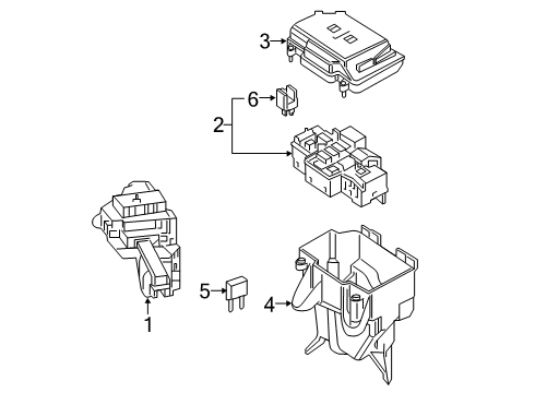 2023 Mercedes-Benz CLS450 Fuse & Relay Diagram 1