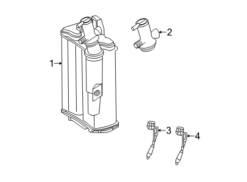 2016 Mercedes-Benz CLS400 Emission Components Diagram