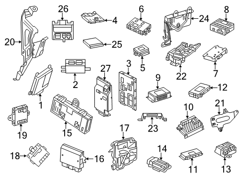 2015 Mercedes-Benz GL550 Fuel Supply Diagram 1