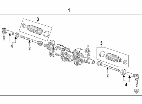 2023 Mercedes-Benz Sprinter 3500 Steering Column & Wheel, Steering Gear & Linkage Diagram 4