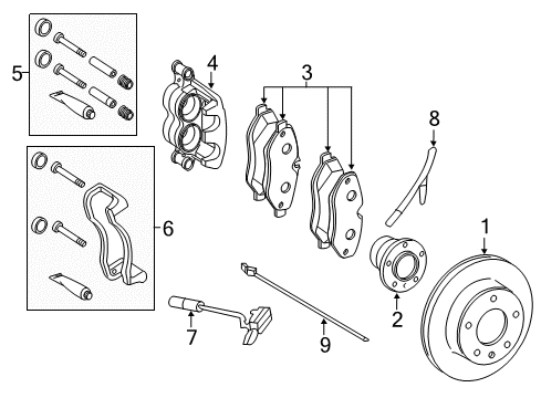 2022 Mercedes-Benz Metris Anti-Lock Brakes Diagram 2