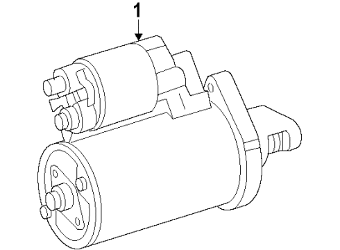 2009 Mercedes-Benz CLK350 Starter, Charging Diagram