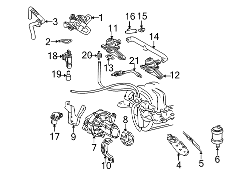 2006 Mercedes-Benz G500 A.I.R. System Diagram