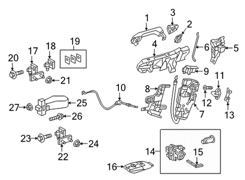 Lock Assembly Cover Diagram for 177-723-23-00