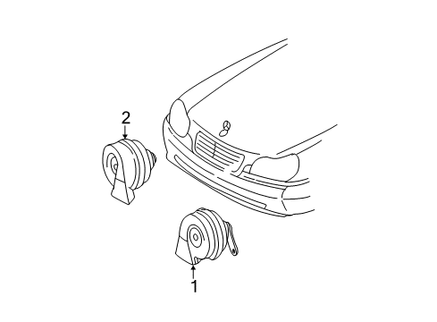 2006 Mercedes-Benz C230 Horn Diagram