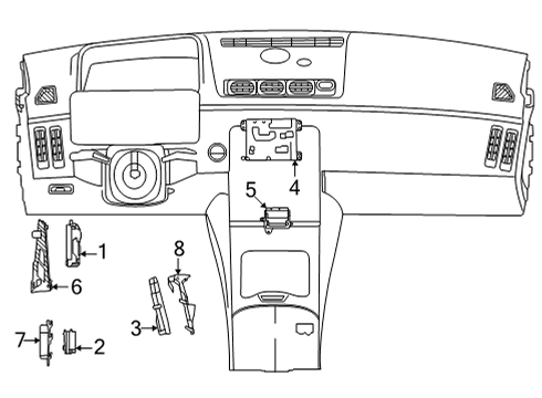 2023 Mercedes-Benz C43 AMG Control Units Diagram 1