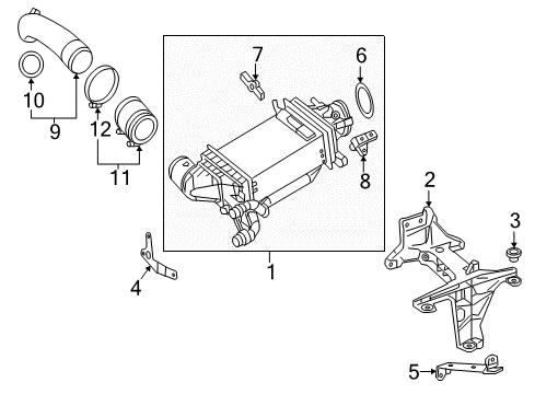 2016 Mercedes-Benz SLK300 Intercooler, Cooling Diagram