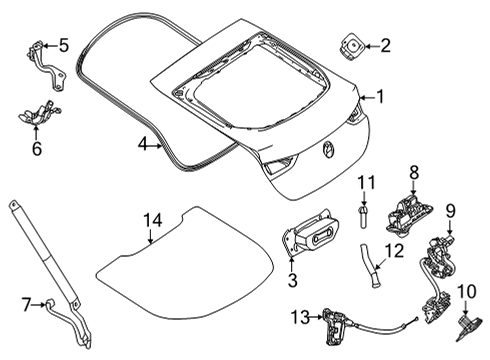 2021 Mercedes-Benz GLE53 AMG Lift Gate, Electrical Diagram 6