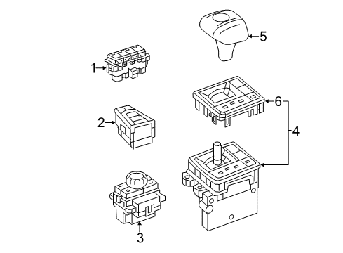 2018 Mercedes-Benz SL450 Gear Shift Control - AT Diagram