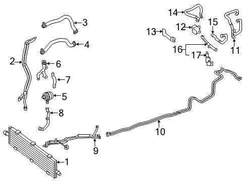 Center Pipe Diagram for 222-500-20-88