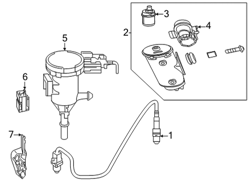 2020 Mercedes-Benz GLC43 AMG Emission Components Diagram 2