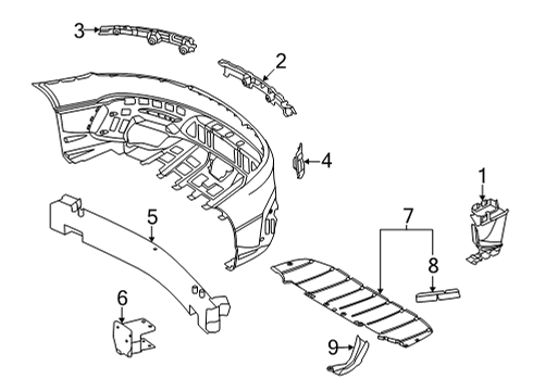 2021 Mercedes-Benz AMG GT Black Series Bumper & Components - Rear