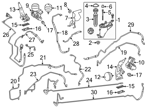 2017 Mercedes-Benz SL65 AMG Ride Control - Rear Diagram