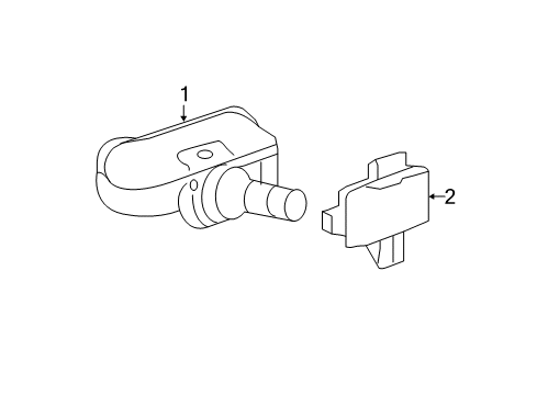 2015 Mercedes-Benz ML63 AMG Tire Pressure Monitoring, Electrical Diagram