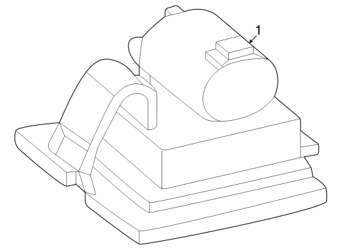 2024 Mercedes-Benz EQS 580 SUV License Lamps