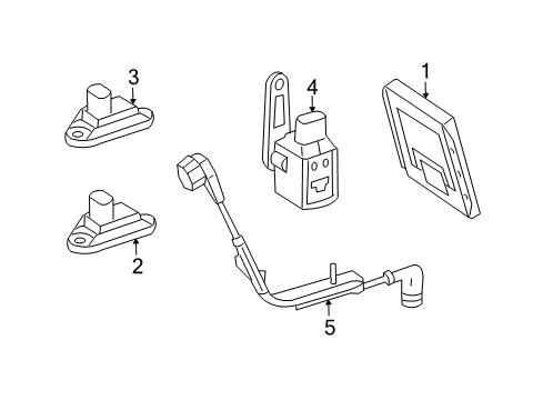 Harness Diagram for 211-540-69-05-64