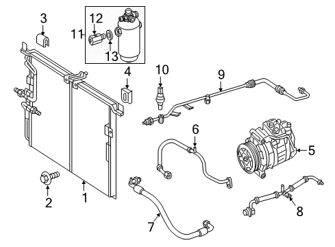 2017 Mercedes-Benz G550 Switches & Sensors Diagram