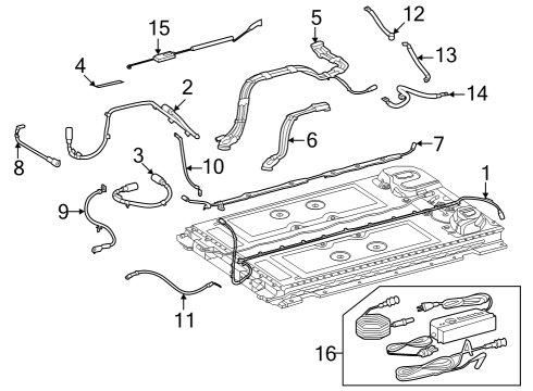 Ground Cable Diagram for 000-540-21-15