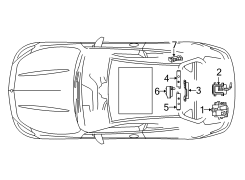 2019 Mercedes-Benz S65 AMG Antenna & Radio Diagram 2