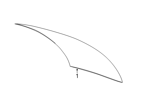 2012 Mercedes-Benz C350 Back Glass Diagram 2