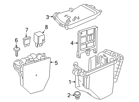 2014 Mercedes-Benz C250 Fuse & Relay Diagram 3