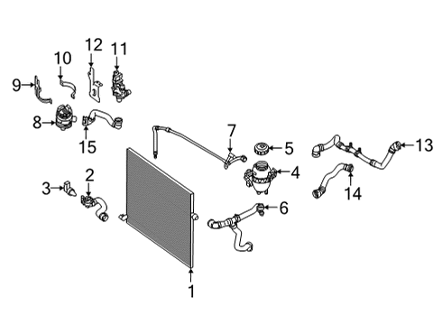 2022 Mercedes-Benz E450 Intercooler Diagram