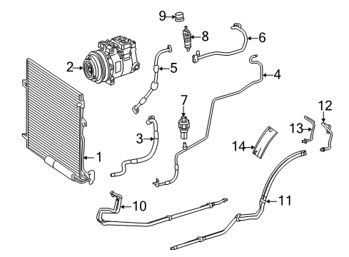 2011 Mercedes-Benz R350 Switches & Sensors Diagram