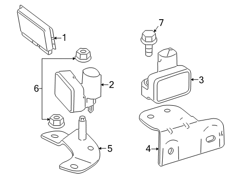 2010 Mercedes-Benz E550 Ride Control Diagram 1