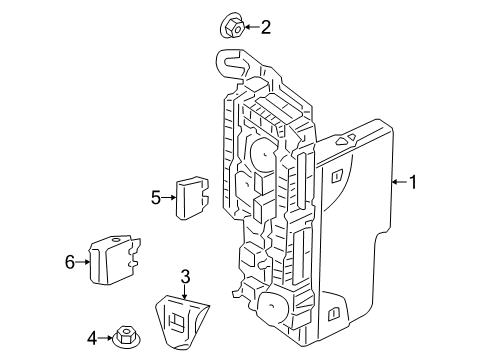 2012 Mercedes-Benz C63 AMG Fuse & Relay Diagram 1