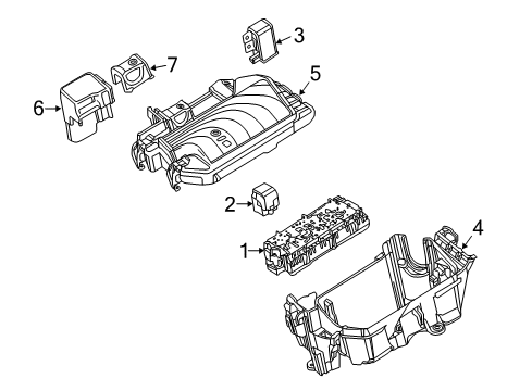 2018 Mercedes-Benz GLA250 Fuse & Relay Diagram 1