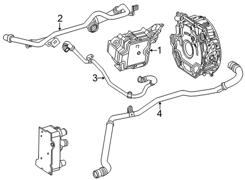 2024 Mercedes-Benz GLE53 AMG Hoses, Lines & Pipes Diagram 2