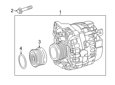 2019 Mercedes-Benz GLA250 Alternator