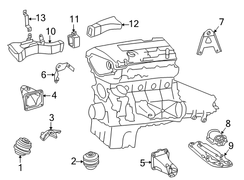 Front Mount Shield Diagram for 202-241-10-34