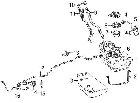 Feed Line Diagram for 166-470-20-24