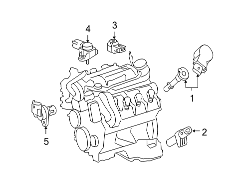 2006 Mercedes-Benz C230 Powertrain Control Diagram 1