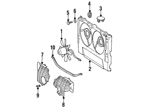 Fan & Motor Diagram for 001-500-05-93