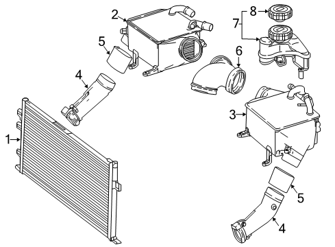 2018 Mercedes-Benz G65 AMG Intercooler Diagram