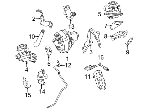 2008 Mercedes-Benz CLS550 Powertrain Control Diagram 3