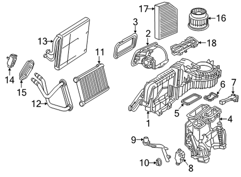 2023 Mercedes-Benz E450 Automatic Temperature Controls Diagram 2