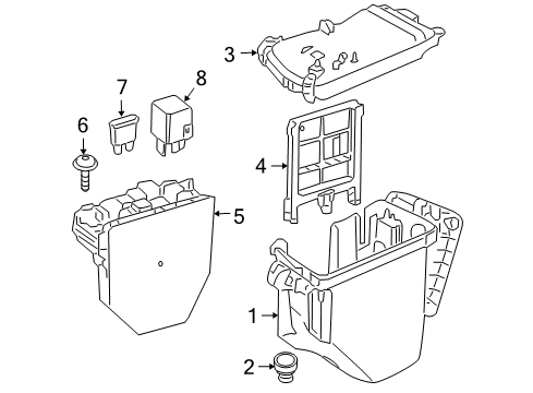 2010 Mercedes-Benz E550 Fuse & Relay Diagram 2