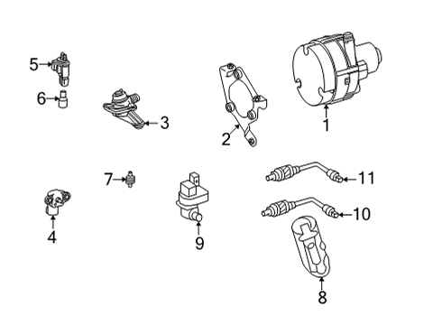 2009 Mercedes-Benz G55 AMG Powertrain Control Diagram 2