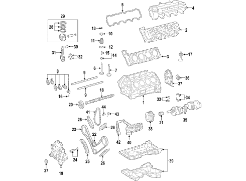 Cylinder Head Diagram for 113-010-57-20