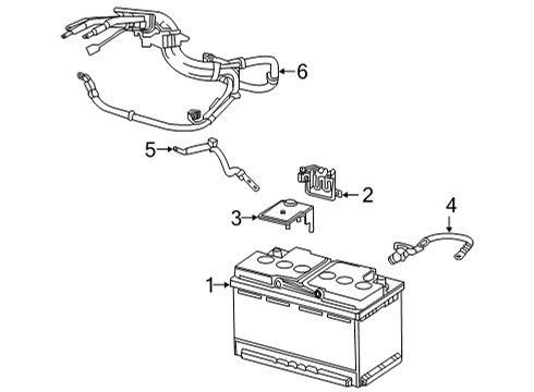 Positive Cable Diagram for 167-540-42-01