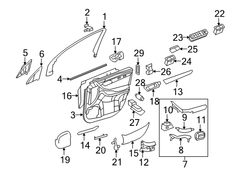 Handle, Inside Diagram for 251-760-02-61