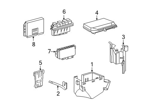 2011 Mercedes-Benz SL63 AMG Powertrain Control Diagram 1