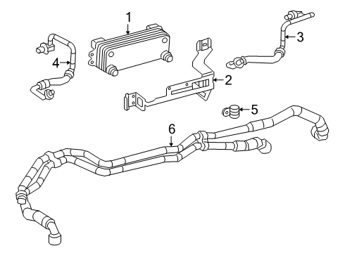 2022 Mercedes-Benz G63 AMG Trans Oil Cooler Diagram