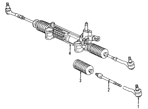 Power Steering Return Hose Diagram for 211-460-52-24