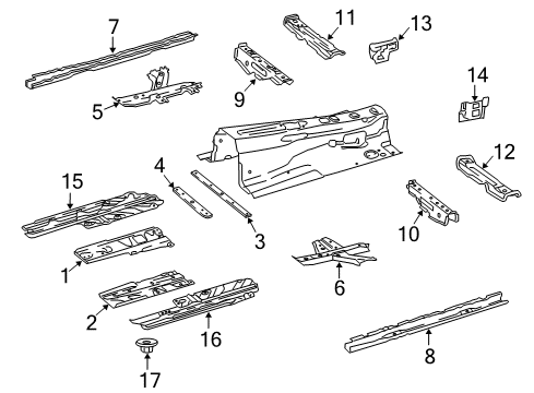 2014 Mercedes-Benz C63 AMG Floor Diagram